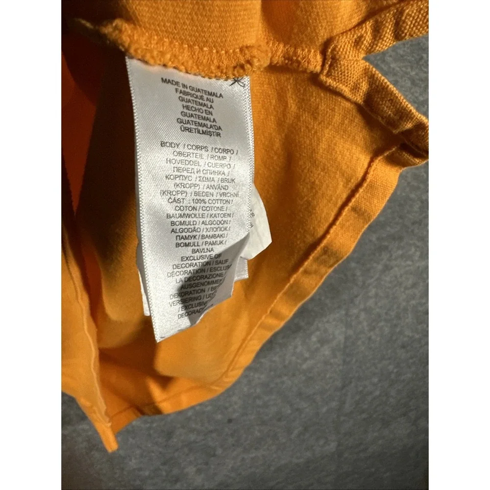 Polo‎ Ralph Lauren Polo Shirt Mens 2XL Orange Green Pony Short Sleeve Golf *
